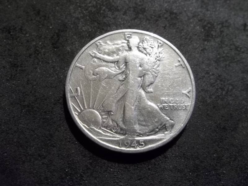 1945 S Walker Half Dollar