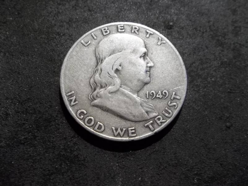 1949 S Franklin Half Dollar