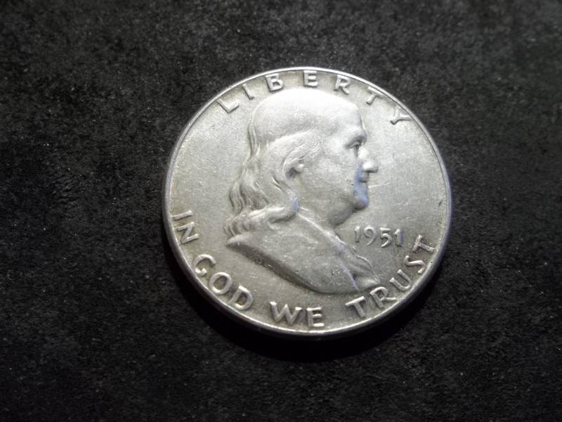 1951 Franklin Half Dollar