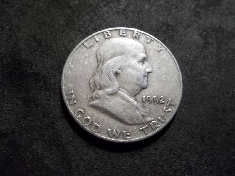 1952 D Franklin Half Dollar