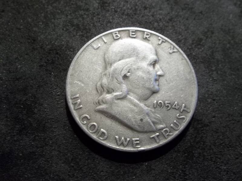 1954 D Franklin Half Dollar