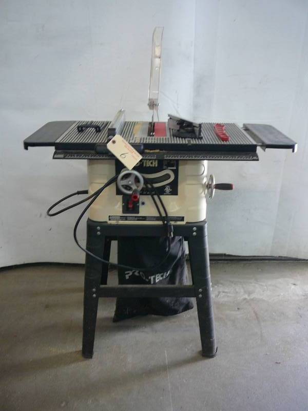 lot 6 image: Pro-Tech 10 Table Saw