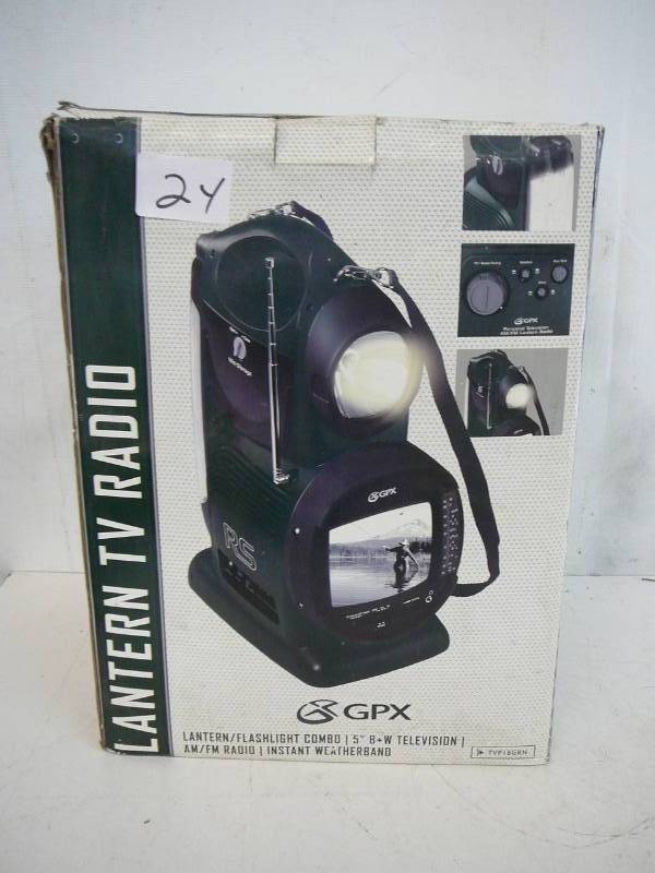 lot 24 image: GPX Lantern - TV - Radio