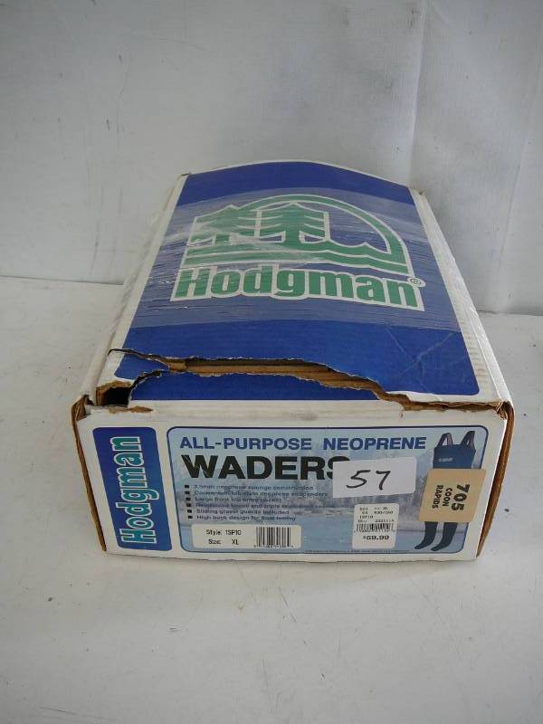 lot 57 image: Hodgman All-Purpose Neoprene Waders