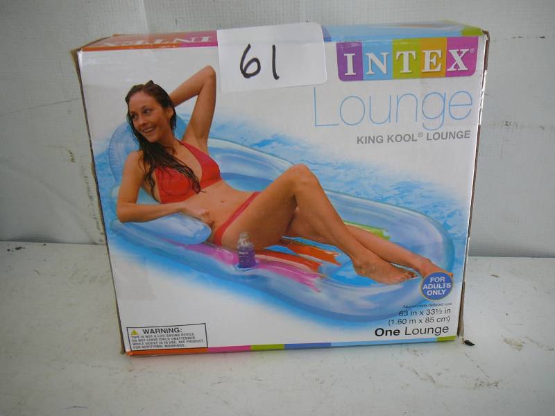 lot 61 image: Intex Lounge King Kool Floatie