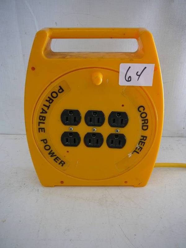 lot 64 image: Portable Power Cord Reel