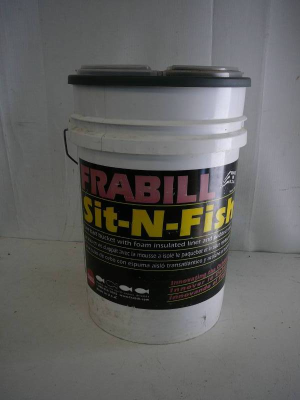 lot 79 image: Fradill Sit-N-Fish With Plano Top & Fishing Items