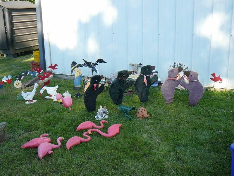 lot 101 image: Large Lot Of Lawn Ornaments