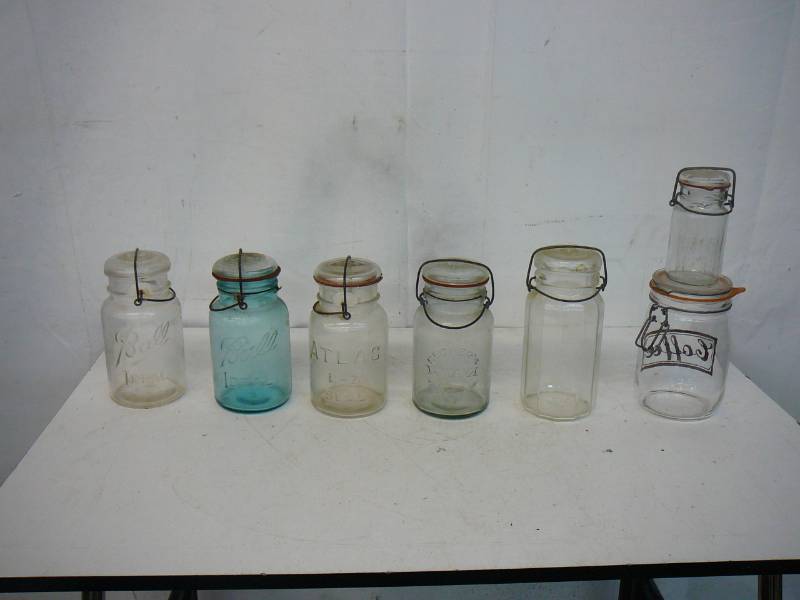 lot 132 image: Vintage Canning Jars