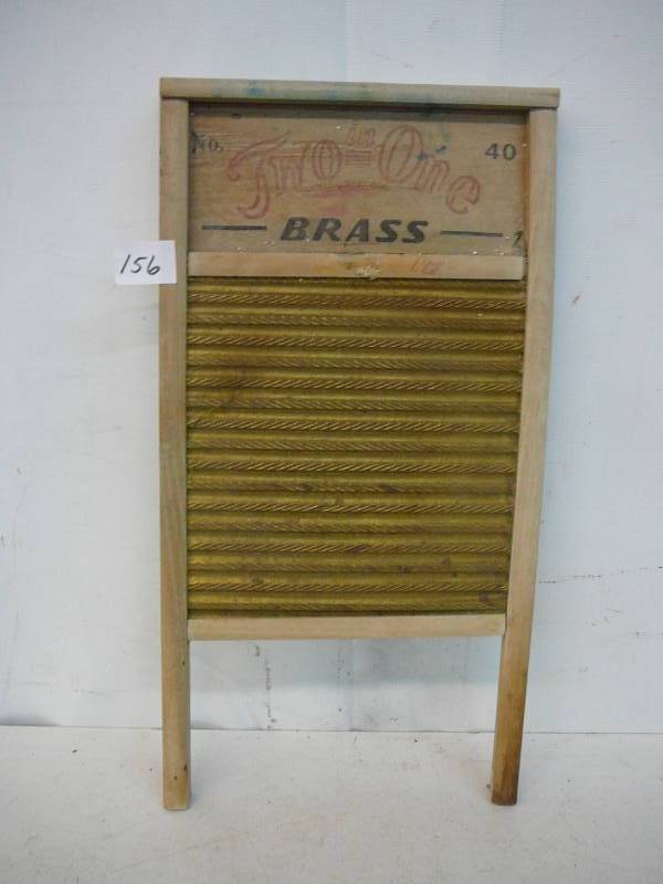 lot 156 image: Antique Washboard Manufactured By Carolina Washboard Co.