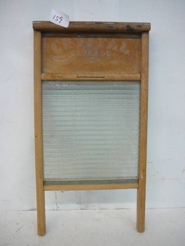 lot 159 image: Antique Washboard Manufactured By Columbus Washboard Co.