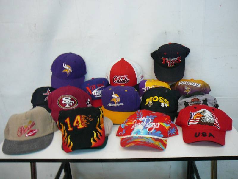 lot 213 image: Large Lot Of Ball Hats All Different Kinds