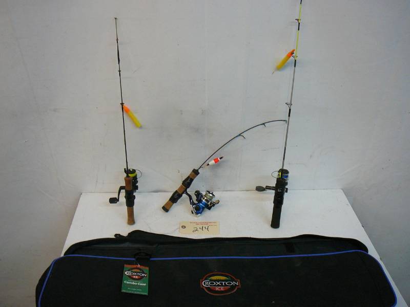 lot 244 image: Ice Rods & Reels With Case