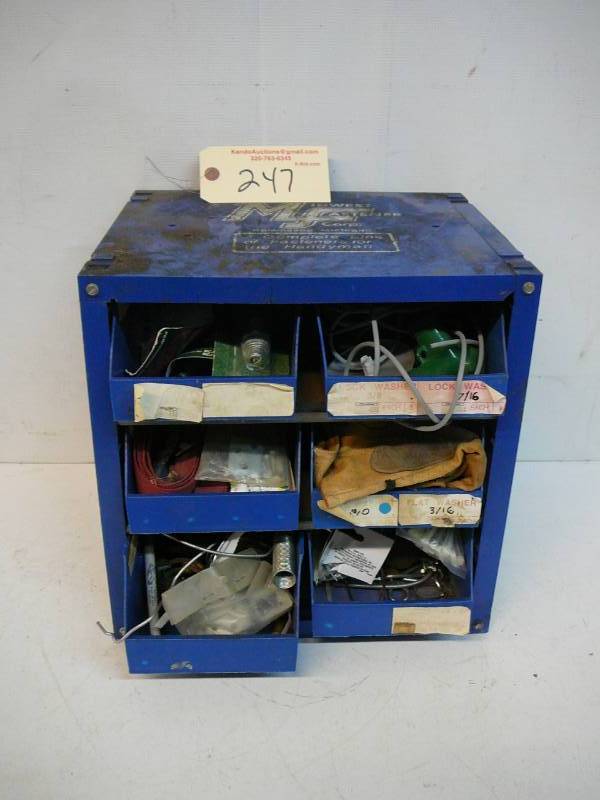lot 247 image: 4 Drawer Bin With Hardware
