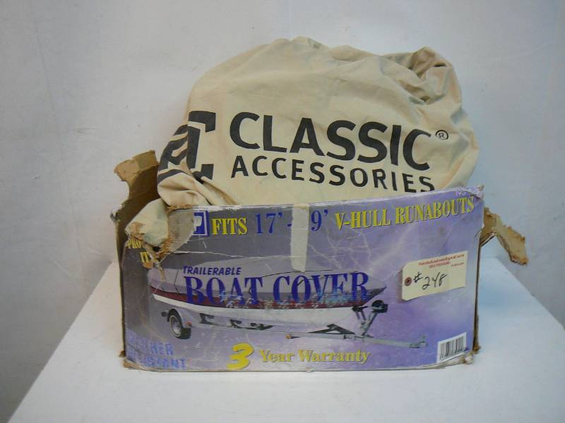 lot 248 image: Classic Accessories Boat Cover