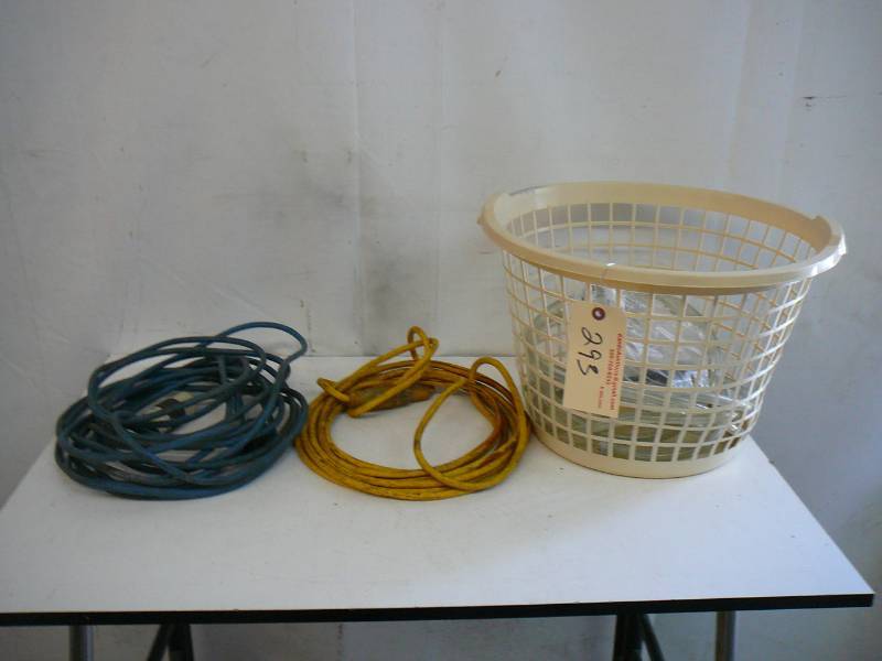 lot 293 image: Extension Cords & Basket
