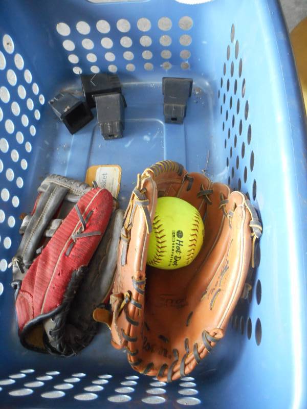 lot 11 image: Basket of Sports ItemsGames