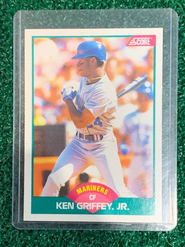 Ken Griffey Jr. High Grade Rookie Score Baseball Card