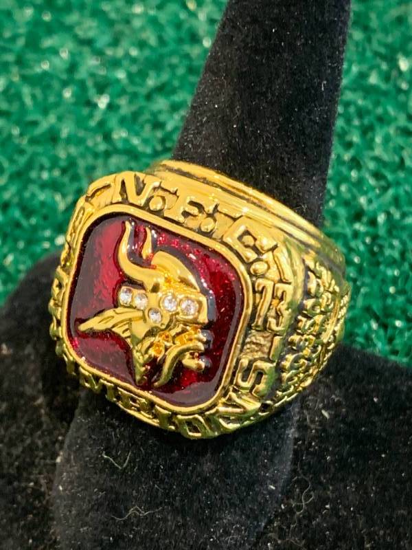 Minnesota Vikings 1973 Championship Ring Size 10