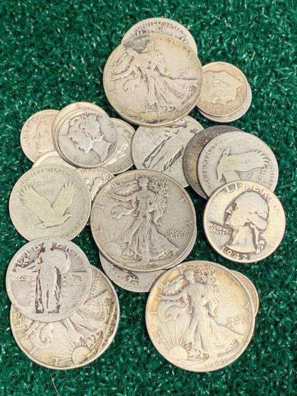4 12 oz Old Junk Silver Coins