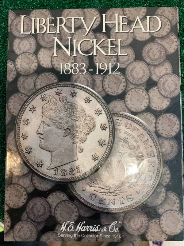 Liberty Head Nickel Book with Coins  (nearly full)