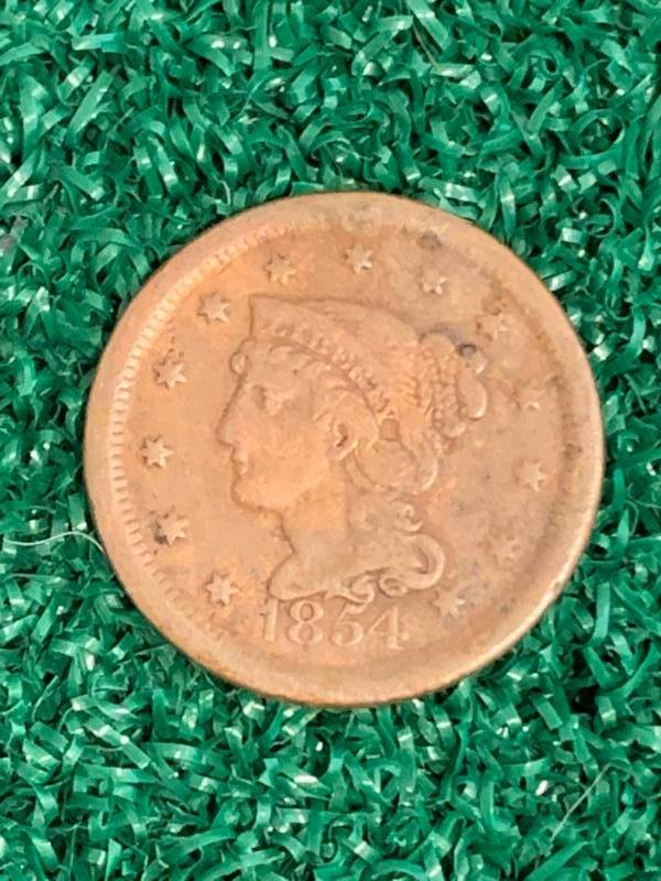 1854 Liberty Head Cent (pre civil war coin)