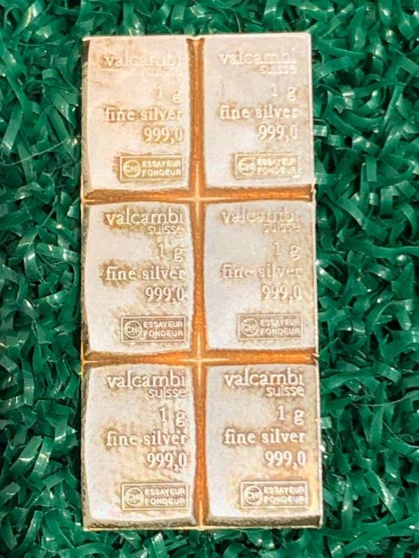 6 Grams Valcambi .999 Silver
