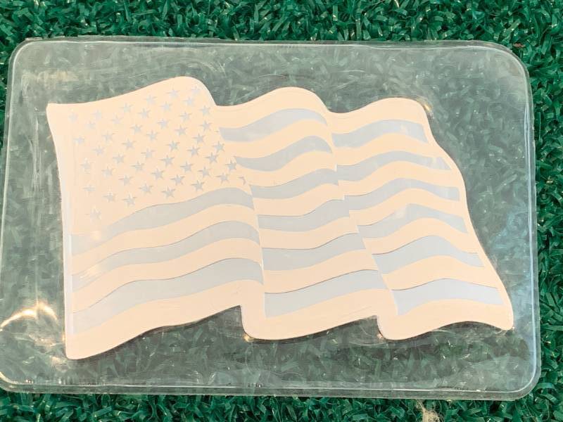 1oz .999 Silver American Flag Rare