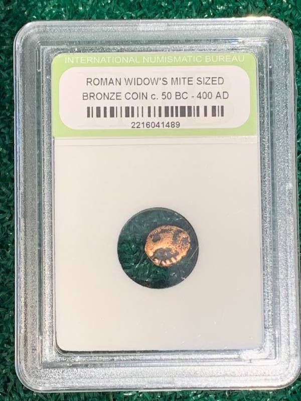 Widows Mite Biblical Coin from 50-400 AD