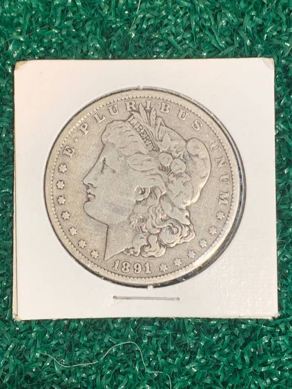 1891 Morgan Silver Dollar