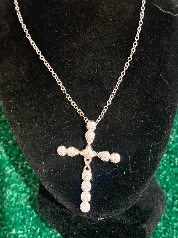 .925 Silver Cross Necklace
