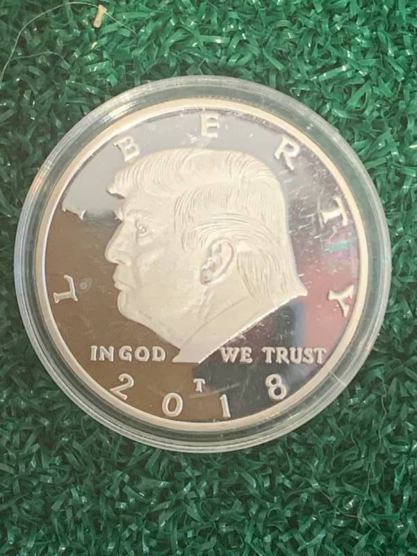 Donald Trump .999 Silver Plated Coin