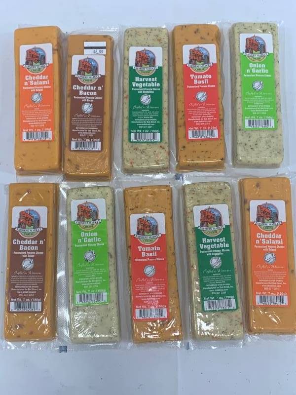 lot 4 image: Lot of 10 Wisconsin Farmers Market Cheese $69 retail  (best buy 022020)