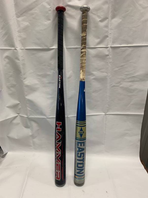 lot 67 image: Lot of 2 Easton Softball Bats including The Hammer
