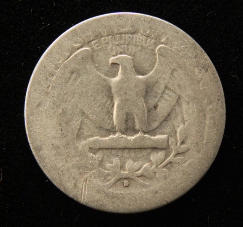 lot 21 image: 1934-D WASHINGTON QUARTER