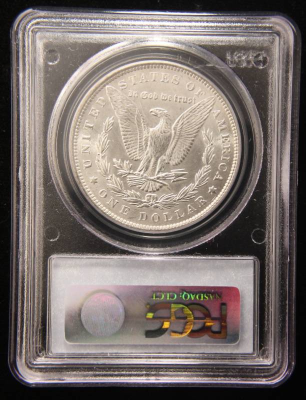 lot 25 image: 1896 MORGAN SILVER DOLLAR MS63 PCGS