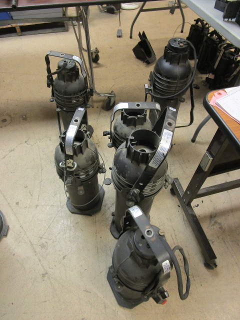 lot 437 image: ALTMAN ELLIPSOIDAL 360Q STAGE LIGHTS