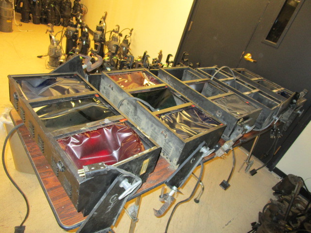 lot 458 image: ALTMAN GROUND CYC STAGE LIGHTS