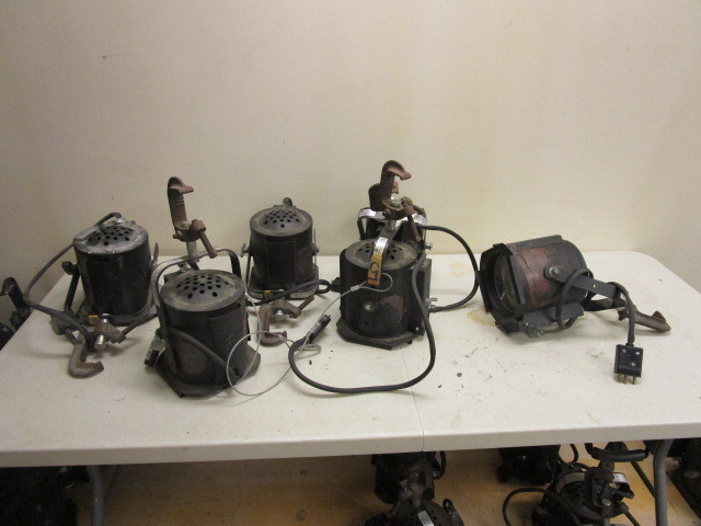 lot 427 image: ALTMAN 6 FRESNEL STAGE LIGHTS