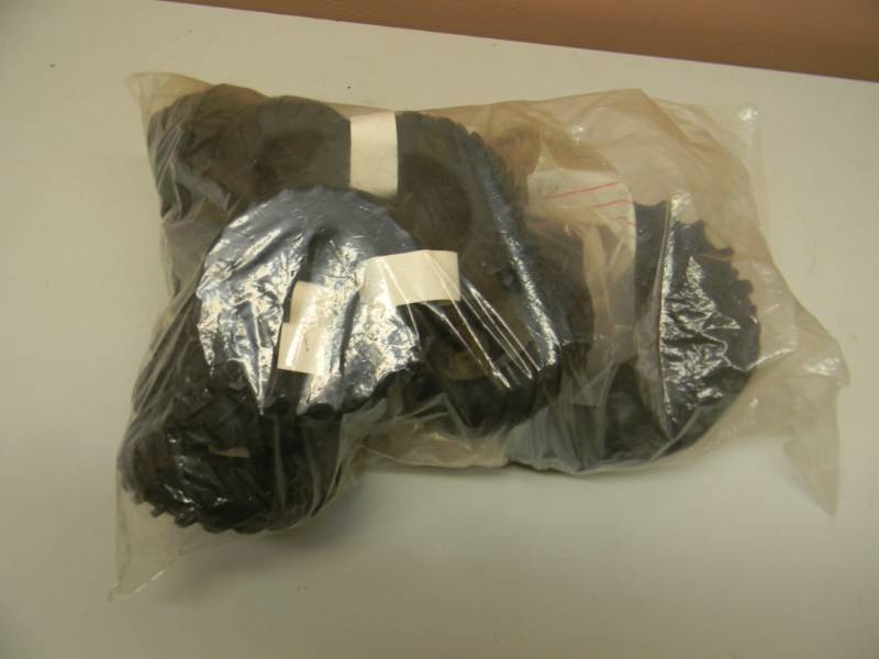 lot 117 image: LARGE COLLECTION OF REPLACEMENT TIRES AND PARTS - SEE PICTURES