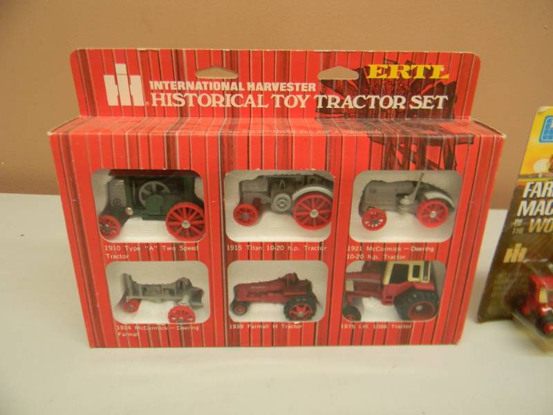 ertl historical toy tractor set