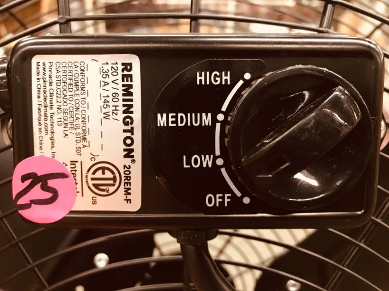 Remington 20 Tiltable Direct Drive Heavy Duty Floor Fan