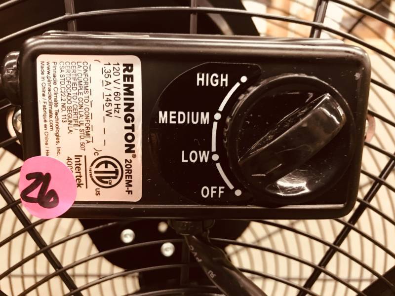 Remington 20 Tiltable Direct Drive Heavy Duty Floor Fan