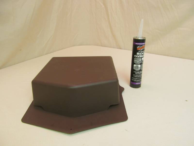 lot 2 image: Dark brown roof wrap (new), one tub...