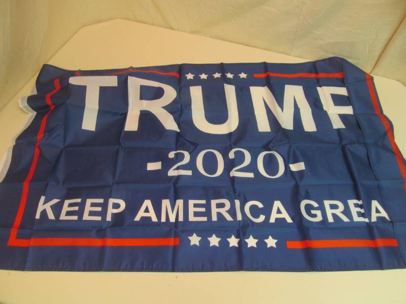 lot 7 image: Trump 2020 Keep America Great Flag...