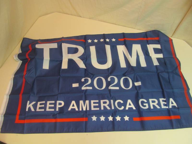 lot 8 image: Trump 2020 Keep America Great Flag...