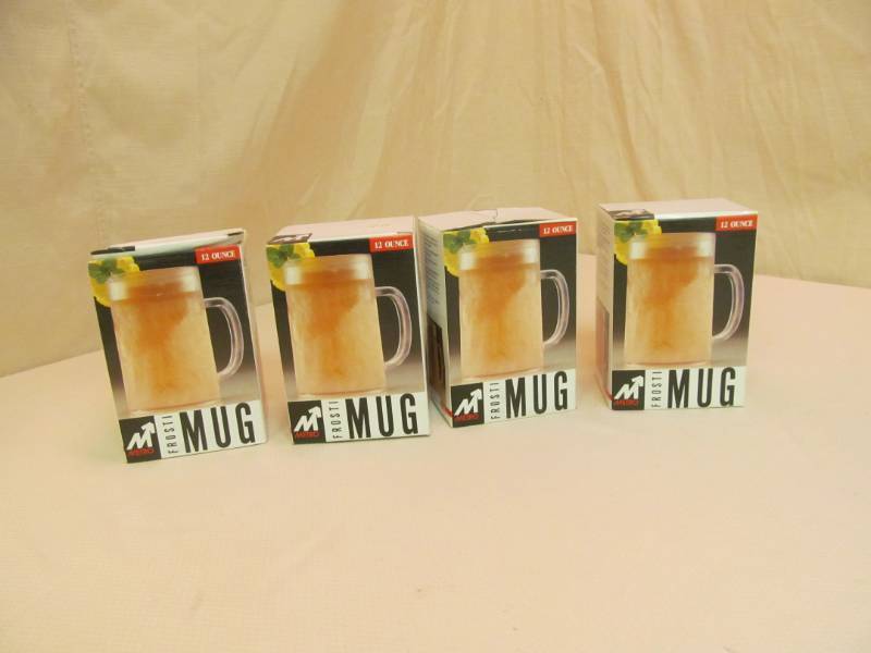lot 15 image: (4) NIB Metro 12 oz. Frosti Mug...