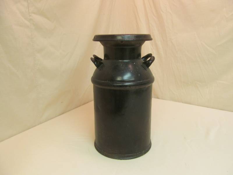 lot 35 image: Vintage milk can ...