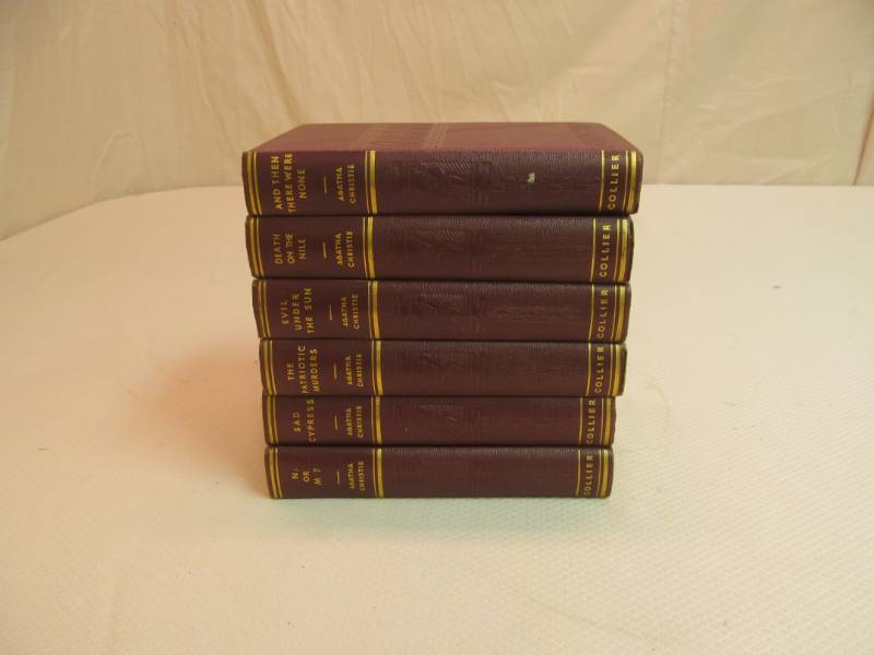 lot 46 image: Agatha Christy book series of 6, co...