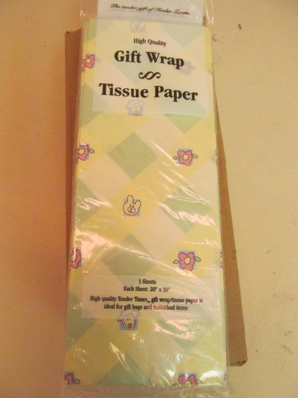 lot 83 image: Tender times gift wrap tissue paper...